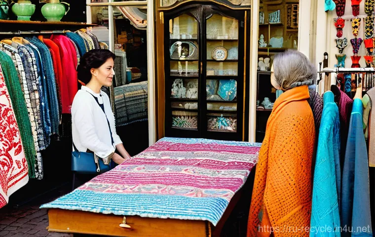 업사이클링 패션 브랜드 - **Prompt:** A stylish individual, late 20s, confidently posing on a vibrant city street. They are dr...